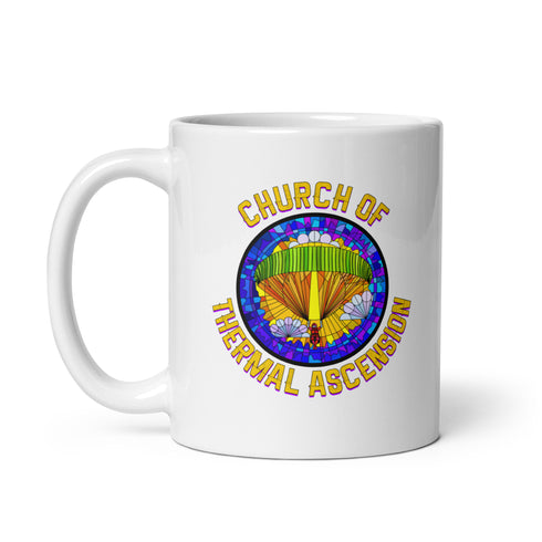 CTA White glossy mug