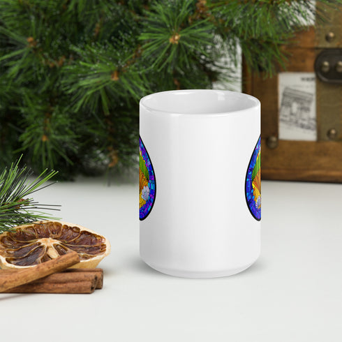 CTA White glossy mug