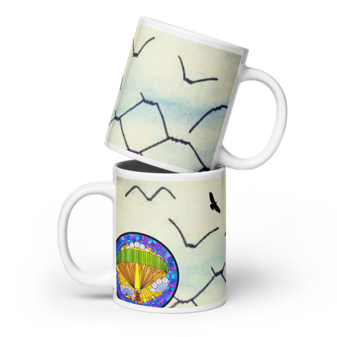 CTA Bird Fence glossy mug